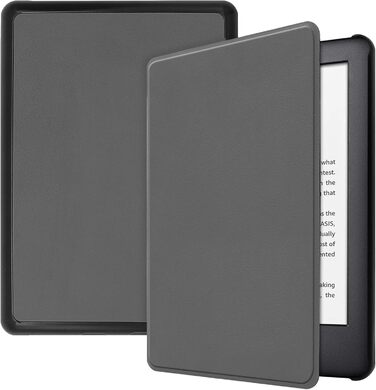 Чохол для Kindle 2019 (10 покоління) 6 дюймів: тонкий, з функцією підставки та авто-ввімкнення/вимкнення (сірий)