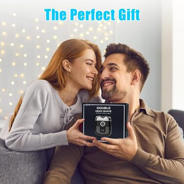 Електричний гоління для чоловіків Flintronic, водонепроникний, багатофункціональний, USB-C, 120 хв, чорний