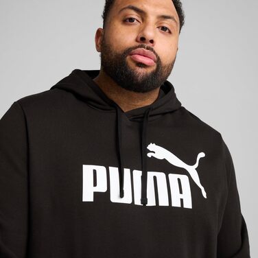 Чоловіча толстовка з капюшоном PUMA Essentials No. 1 Logo Hoodie, чорна (L)
