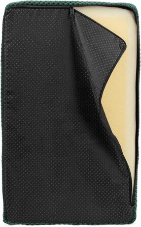 Сходинка для собак та котів, 30 см, 3 сходинки, плюшевий покрив, зелений колір