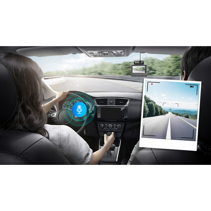 Автомобільний відеореєстратор Ddpai Z50 Pro 4K з задньою камерою та комплектом Hardwire Kit