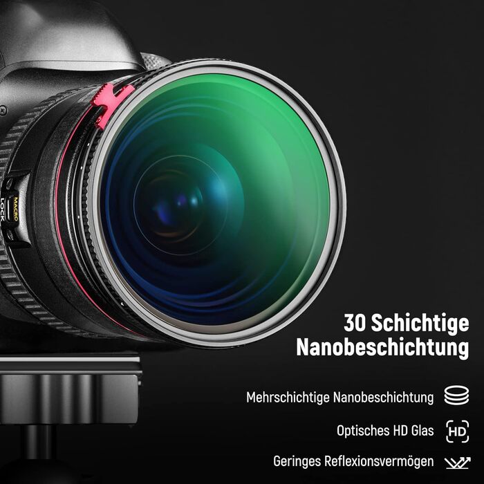 NEEWER 72mm Фільтр ND2-ND32 2-в-1 з дифузором та нейтральним градієнтом, HD, водостійкий, зносостійкий, для фото- та відеозйомки