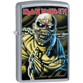 Запальничка Zippo Iron Maiden унісекс, хромована, штормова