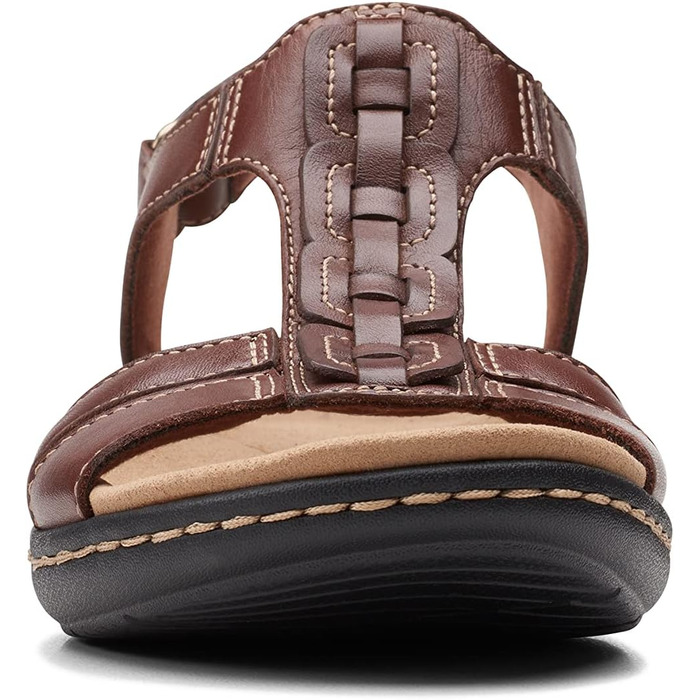 Босоніжки Clarks Laurieann Kay жіночі бежеві (38 EU) - шкіряні сандалі на плоскій підошві