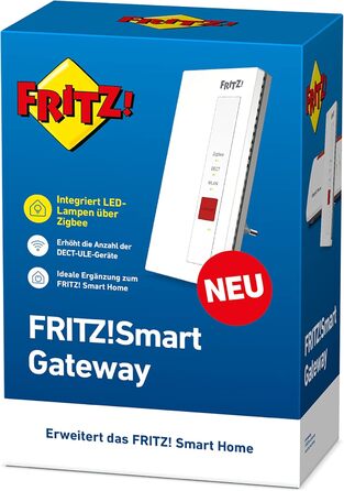 FRITZ!Smart Gateway: Роутер для підключення Zigbee, DECT-ULE та Matter Smart Home пристроїв, стабільне Wi-Fi/LAN з'єднання