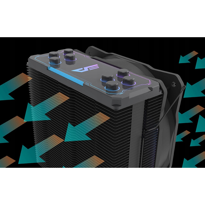 Активне охолодження для процесора DarkFlash Z4 Pro Mist Black