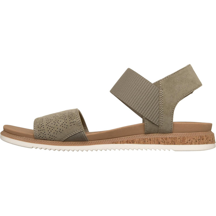 Сандалі жіночі Skechers Desert Kiss низький хід 39 EU оливково-зелені