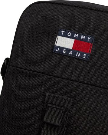 Чоловіча сумка-месенджер Tommy Jeans Crossbody Bag з широким ременем, чорна