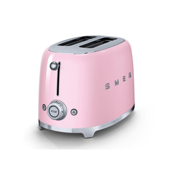 Тостер Smeg TSF01PKEU, рожевий, 950 Вт