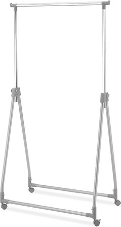 Whitmor Clothes Rack, Adjustable, White/Chrome (Silver)