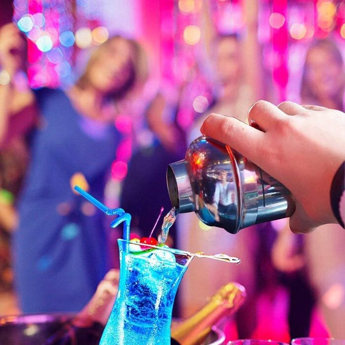 Набір для приготування коктейлів 15 предметів, 550 мл, нержавіюча сталь, барменський набір, бартова аксесуар, подарунковий набір для дому