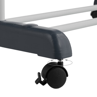 Relaxdays Clothes Rail Tower with Wheels
