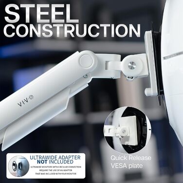 Кріплення для монітора VIVO Robuster STAND-V101V, до 49