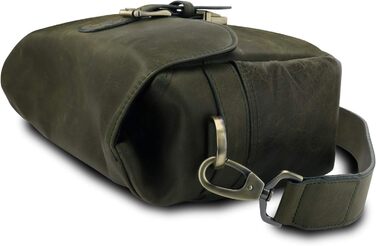 Чохол для камери MegaGear Torres з натуральної шкіри (Olivgrün) для бездзеркальних, моментальних та DSLR камер