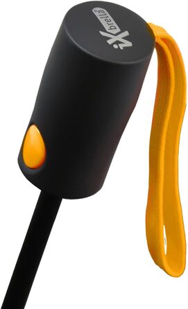 Штормовий парасолька з волокна великого розміру 106 см - з кольоровими спицями (неоново-помаранчевий)