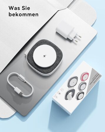 Зарядна станція 2-в-1 для Apple Watch та iPhone MagSafe (20W, чорна) - сумісна з iPhone 17e/Air/17/16/15/14/13/12, Apple Watch Series 11/10/9/8/7/6/5/4/3/2/SE/Ultra, AirPods