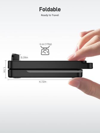 Зарядна станція індуктивна 3-в-1 для Google Pixel Watch 3/2, Pixel 10/9/9 Pro/8/8a/7 та Pixel Buds Pro 2 (складна, бездротова)