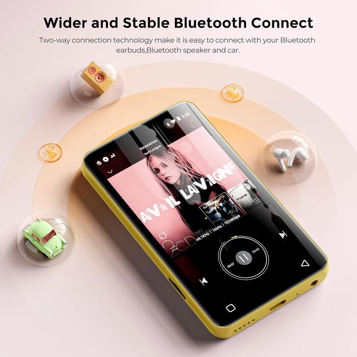 MP3 плеєр 160GB з Bluetooth та WiFi, Android, Spotify, Amazon Music, 4