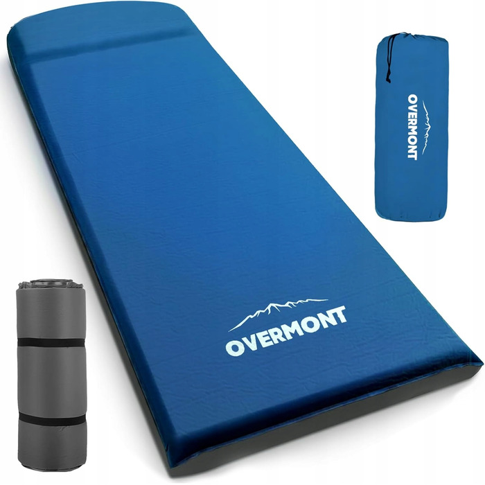 Килимок для сну Overmont P567, ПВХ, 190 x 67 x 7.6 см