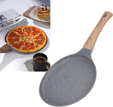 Сковорода для тортильї Comal з антипригарним покриттям, сіра алюмінієва, для індукційних плит, сковорода для млинців та крепів