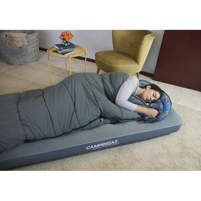 Надувне ліжко Campingaz Quickbed Single для відпочинку на природі та вдома - 188 x 74 x 19 см, до 148 кг