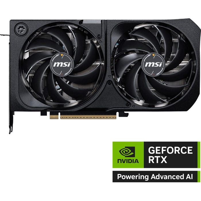 Відеокарта MSI GeForce RTX 5070 12G Shadow 2X OC (12GB GDDR7, PCIe 5, Boost 2542 MHz)