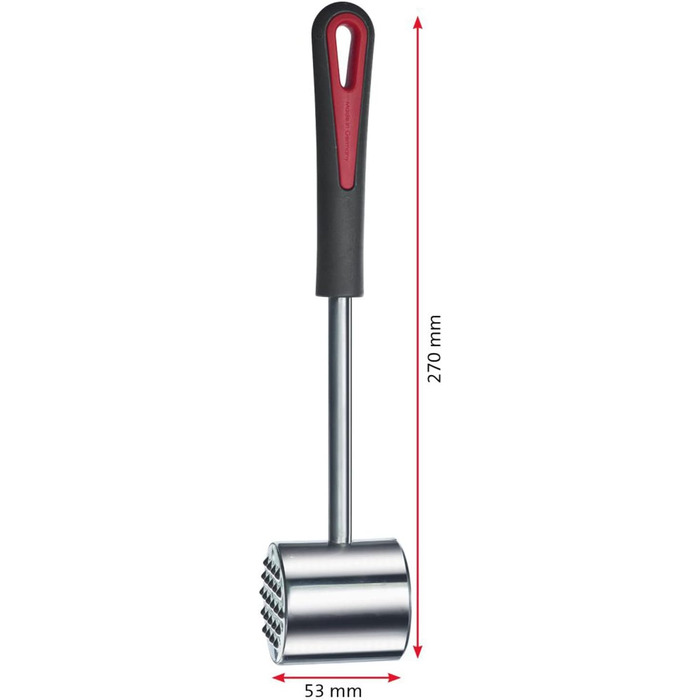 Молоток для м'яса Westmark Gallant з алюмінію з антиприлипним покриттям, сріблястий, 21.5 см