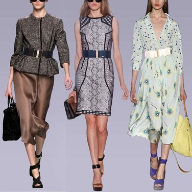 Жіночий еластичний широкий пояс для талії з пряжкою з металу, 7.5 см, чорний (для обхвату 32'-35')