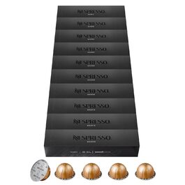 Кава Nespresso Vertuo Melozio | Арабіка середнього обсмаження | 100 капсул для великих чашок (230 мл) | Сумісна з Vertuo