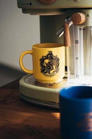 Grupo Erik Harry Potter Coffee Mug Set of 4 Hogwarts Houses - Ceramic Coffee Cups Gryffindor, Slytherin, Ravenclaw and Hufflepuff - Mug Set, each 300 ml