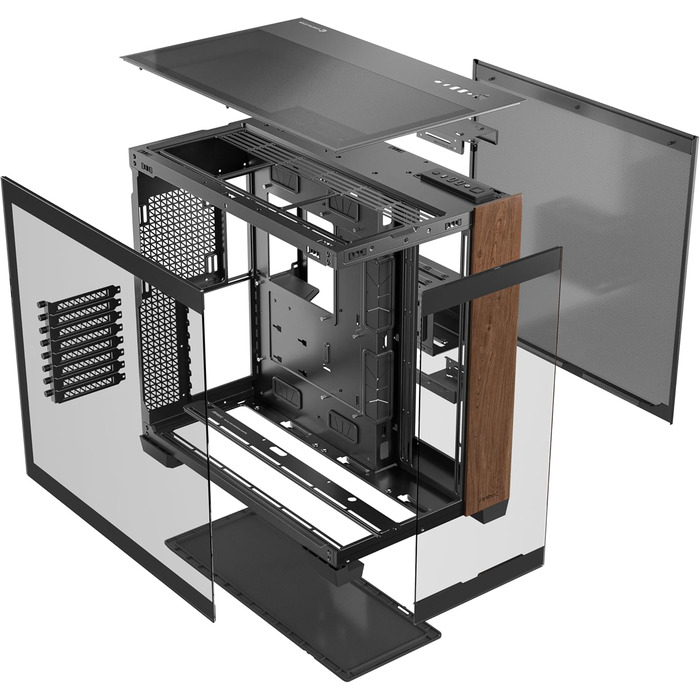 Корпус для ПК GEH Antec C8 Wood Full Tower чорного кольору