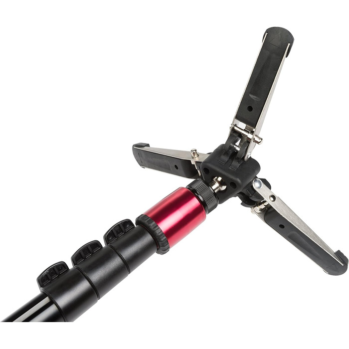 Штатив Bresser MP-274VH Traveler з моноподом та спиною, чорний