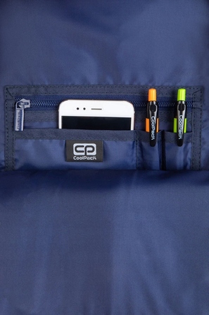 Багатовідсіковий шкільний рюкзак CoolPack, багатоколірний (зелений), 21 л