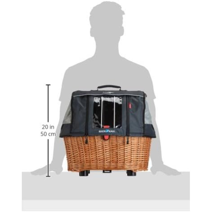 Корзина для собак KlickFix Doggy Basket Plus GTA, бежева, 36 x 52 x 46 см, односпальна