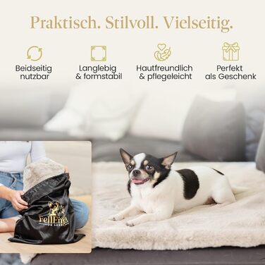 М'яка ковдра для собак та котів, 100x70 см, кашемір бежевий