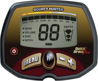 Металдетектор Bounty Hunter Quick Draw Pro: професійний пошук металу, ідентифікація цілі, бронза, срібло, золото