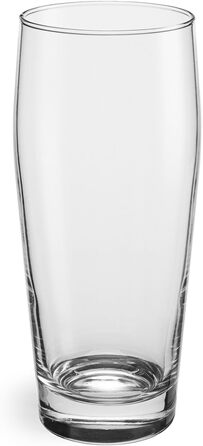 Набір склянок FLINT для пива та коктейлів 650 мл, 4 шт., прозорі, Classic Collection, для мийки в посудомийній машині