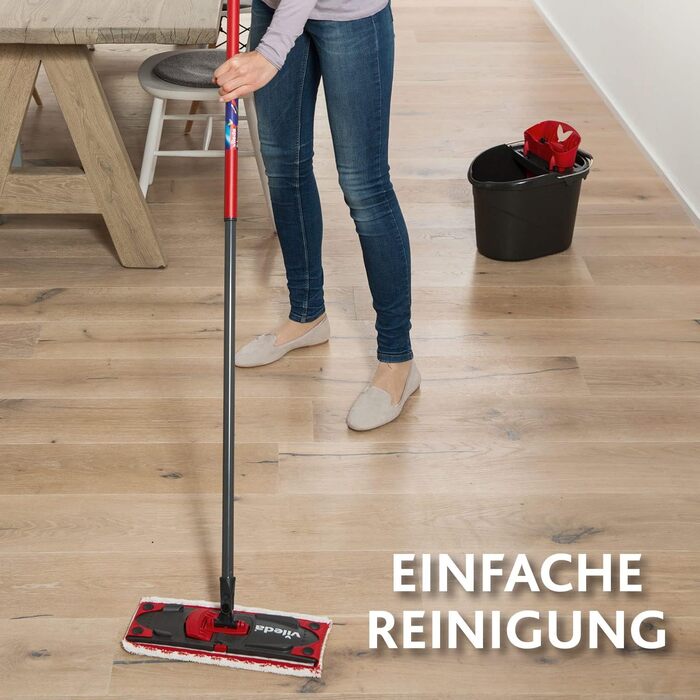 Vileda Ultramax 2в1: Набір для миття підлоги з відром та мопом, мікрофібра, для всіх твердих поверхонь