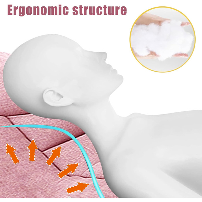 Розкладне ліжко-крісло для кемпінгу з матрацом, регульована спинка, 65x190x30 см, 1-місне, рожевий (2 шт.)