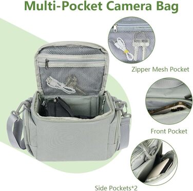 Чохол для камери Ainiv: DSLR/SLR, Canon, Nikon, Sony, водонепроникний, зелений (сірий)