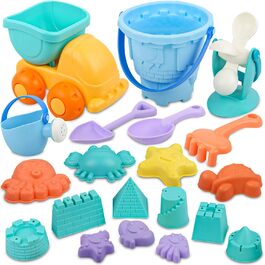 Dreamon Sand Strand Spielzeug for Kids Water Toys with Mesh Bag Set for Age 2, 3, 4