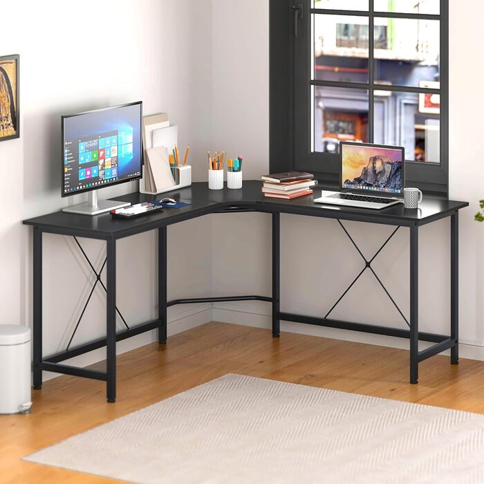 Кутовий L-подібний стіл 150x150 см, ігровий та офісний