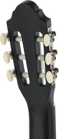 Кітара класична Juan Miguel Navarrez, 4/4, чорна, стартовий набір (сумка, медіатор, книга з CD, тюнер)