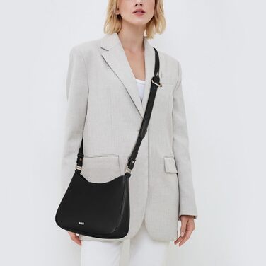 Сумка жіноча TIAASTAP Hobo Bag Y2K чорна, маленька сумка на плече з PU шкіри для дівчат-підлітків