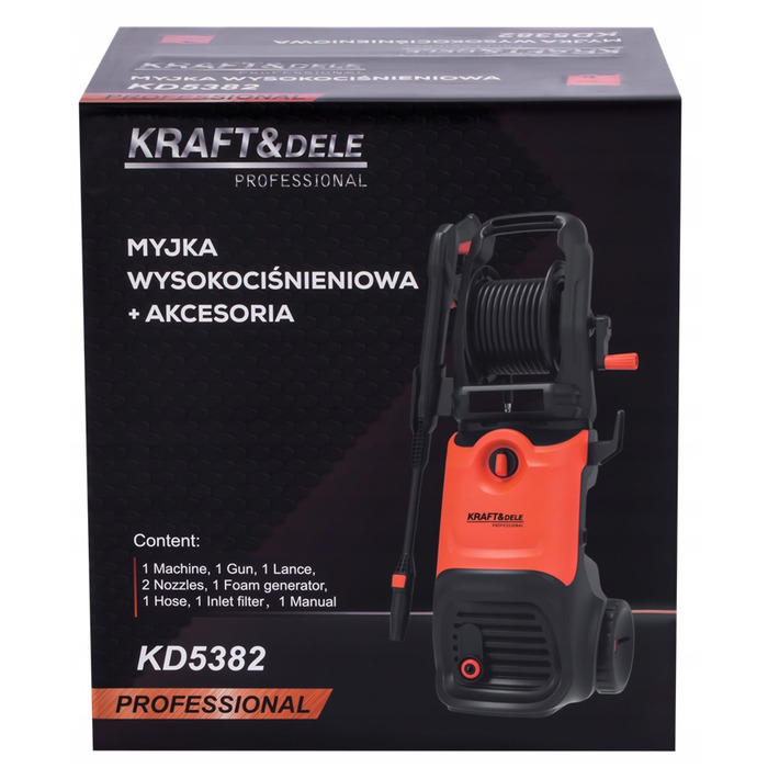 Мийка високого тиску Kraft&Dele 250 бар, 3200 Вт