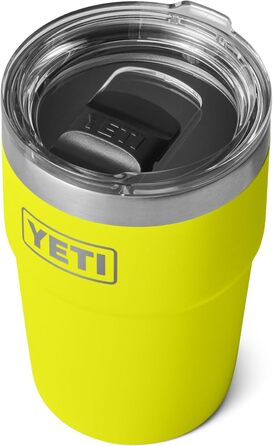YETI Rambler Stackable Cup with MagSlider Lid - 16 oz (475 ml) - Firefly Yellow