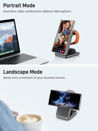 Зарядний пристрій 3-в-1 MagSafe для Samsung Galaxy S25 Ultra/S24 та Galaxy Watch Ultra/8/7/6 (Чорний)