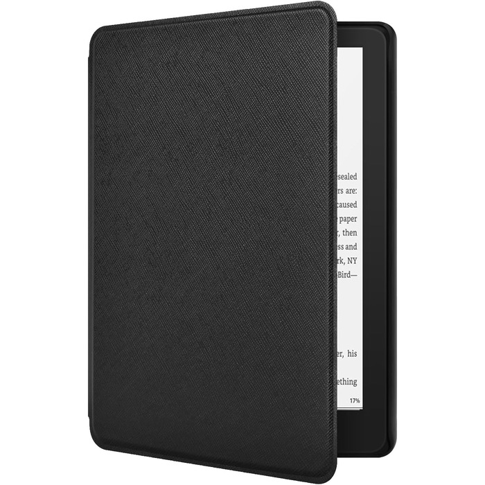 Чохол для Kindle Paperwhite (7/6/5/12 покоління) з PU шкіри, чорний