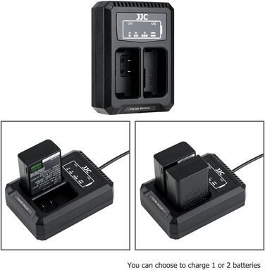 Зарядний пристрій Dual USB для цифрових камер Nikon (Z7, Z6, D850, D810A, D810, D800E, D800, D750, D610, D600, D500, D7500, D7200, D7100, D7000) з акумуляторами EN-EL15 / EN-EL15A / EN-EL15B