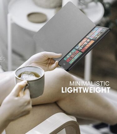 Чохол MoKo для Kindle Paperwhite 12th Gen (2024) та Kindle Colorsoft Signature Edition (2024), захисний чохол з авто-сном/пробудженням, сірий ліс